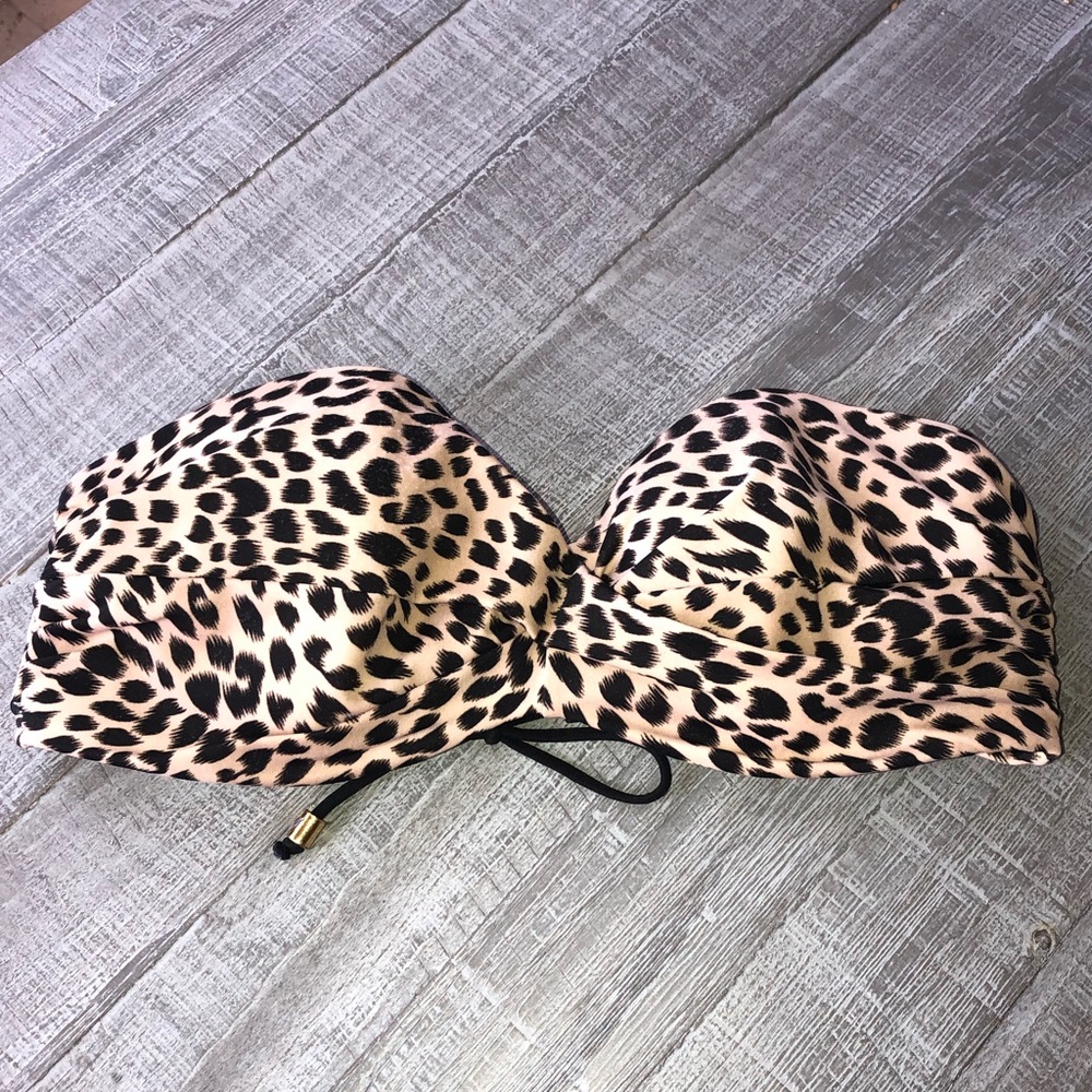Victoria’s Secret Cheetah Bandeau Bikini Top